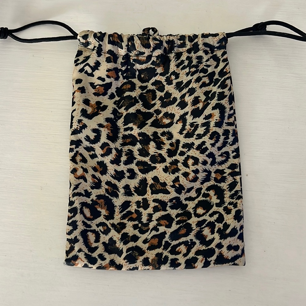 2/$5 Leopard Drawstring Bag - Picture 2 of 3